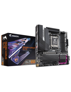 PLACA GIGABYTE B650M AORUS ELITE,AMD,AM5,B650,4DDR5,256GB,HDMI+DP,4SATA3+2M.2,2.5GBE,7USB3.2,MATX