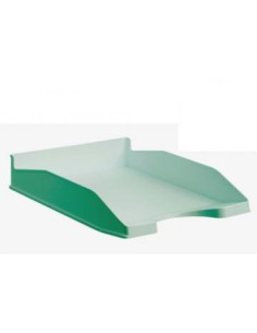 BANDEJA APILABLE ECOGREEN 100% RECICLADO Y RECICLABLE VERDE PASTEL 345X255X60 MM ARCHIVO 2000 742 VE PS