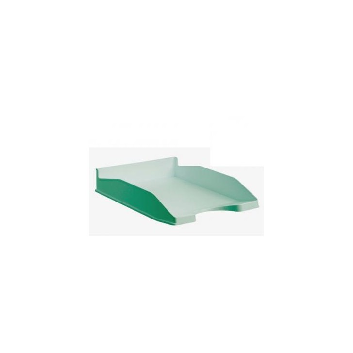 BANDEJA APILABLE ECOGREEN 100% RECICLADO Y RECICLABLE VERDE PASTEL 345X255X60 MM ARCHIVO 2000 742 VE PS