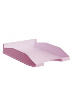 BANDEJA APILABLE ECOGREEN 100% RECICLADO Y RECICLABLE ROSA PASTEL 345X255X60 MM ARCHIVO 2000 742 RS PS