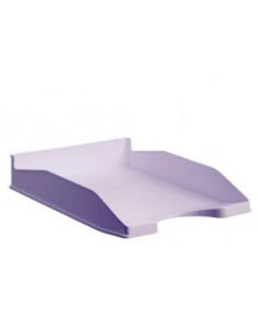 BANDEJA APILABLE ECOGREEN 100% RECICLADO Y RECICLABLE MALVA PASTEL 345X255X60 MM ARCHIVO 2000 742 ML PS
