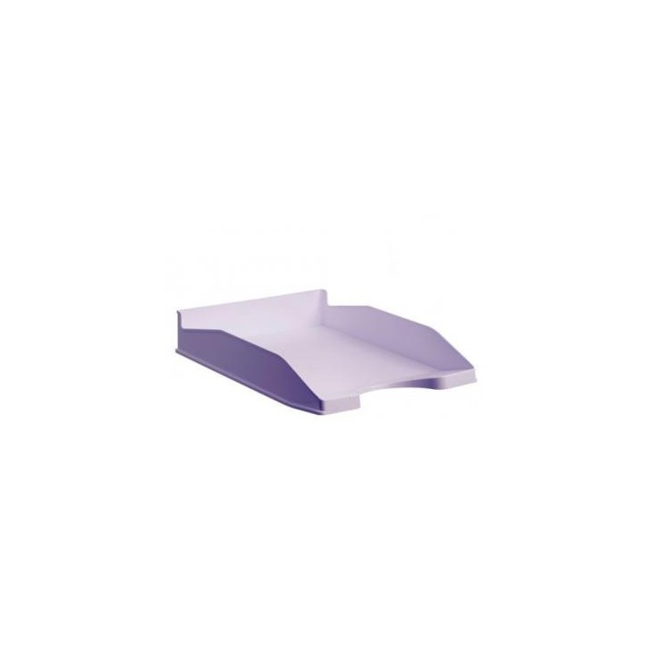 BANDEJA APILABLE ECOGREEN 100% RECICLADO Y RECICLABLE MALVA PASTEL 345X255X60 MM ARCHIVO 2000 742 ML PS