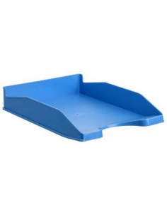 BANDEJA APILABLE ECOGREEN 100% RECICLADO Y RECICLABLE AZUL 345X255X60 MM ARCHIVO 2000 742 AZ