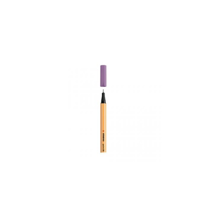 ROTULADOR PUNTA FINA POINT 88 0.4MM LILA GRISACEO STABILO 88/62