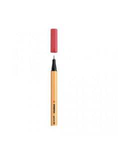 ROTULADOR PUNTA FINA POINT 88 0.4MM ROJO ÓXIDO STABILO 88/47