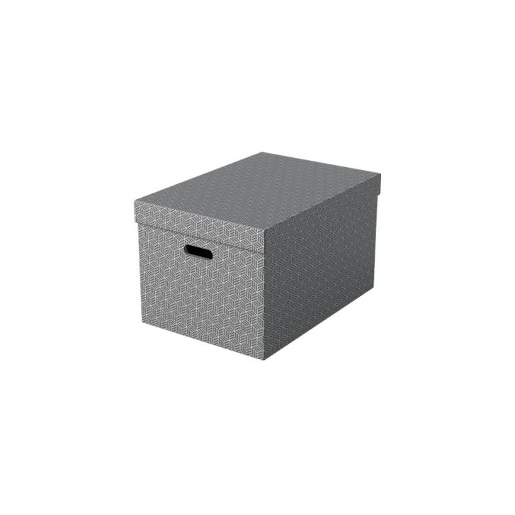 PACK 3 CAJAS GRISES 510X355X305MM ESSELTE 628287