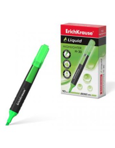 MARCADOR FLUORESCENTE LIQUID H-30 VERDE ERICHKRAUSE 47974