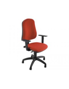 SILLA OPERATIVA VOLGA SIMPEL ROJA REPOSABRAZOS AJUSTABLES UNISIT SICP/BRF/ER