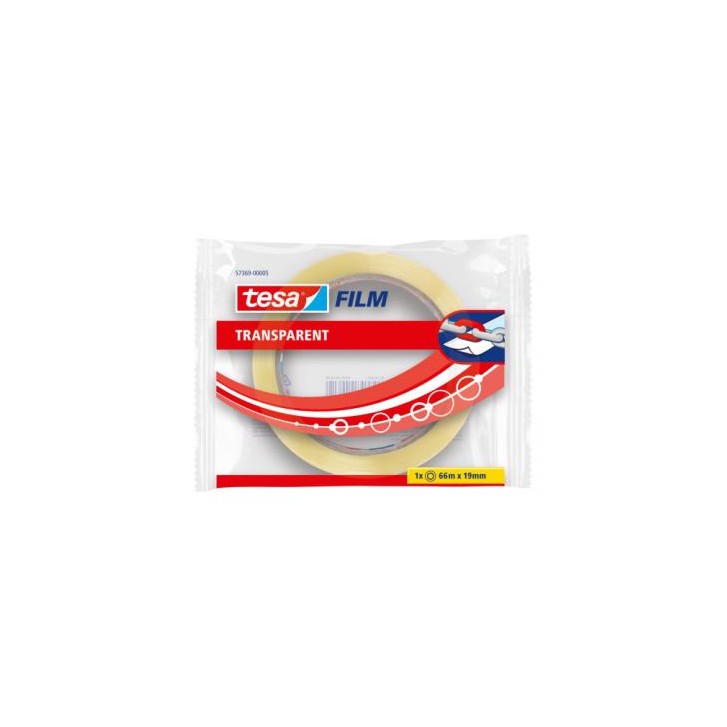 TESA 57369-00005 plástico autoahdesivo 1 pieza(s) Transparente