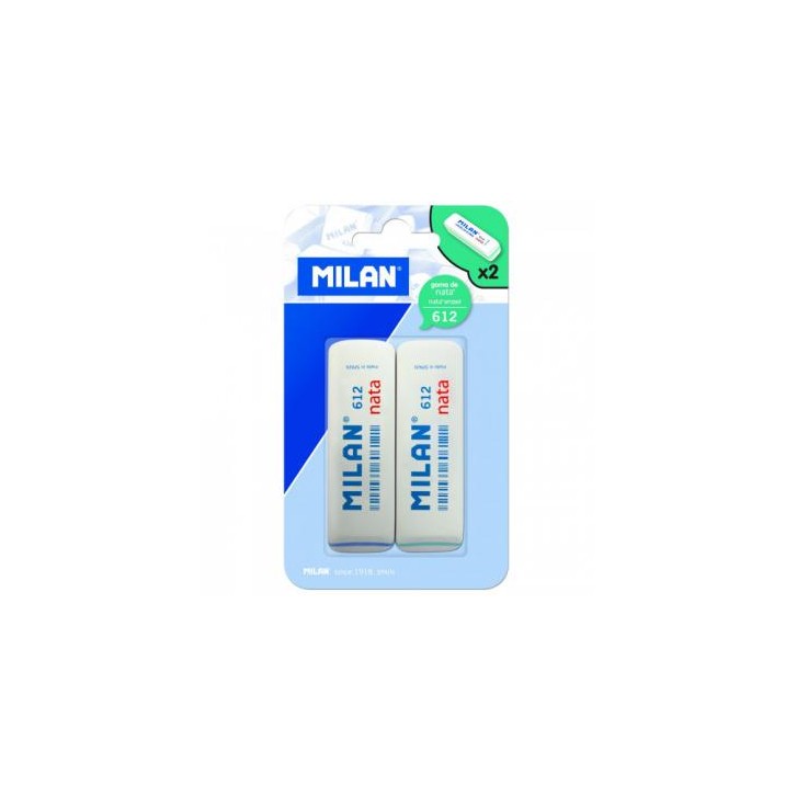 BLÍSTER 2 GOMAS NATA(R) 612 BISELADAS MILAN BPM9208