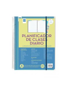 PLANIFICADOR DE CLASES DOCENTE 230X310 1 DÍA PÁGINA FINOCAM 5341000