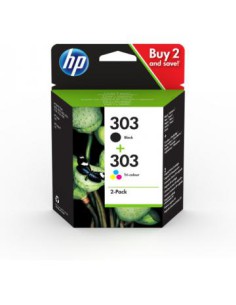 HP Paquete de 2 cartuchos de tinta Original 303 negro/tricolor