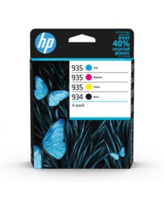HP Paquete de 4 cartuchos de Tinta Original 934 negra/935 cian/magenta/amarilla