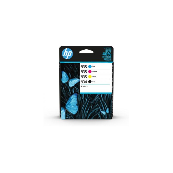 HP Paquete de 4 cartuchos de Tinta Original 934 negra/935 cian/magenta/amarilla