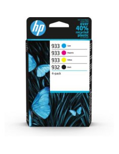 HP Paquete de 4 tintas Originales 932 negro y 933 cian/magenta/amarillo