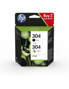 HP Paquete de 2 cartuchos de tinta Original 304 negro/tricolor