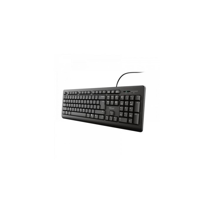 Trust TK-150 teclado USB QWERTY Español Negro