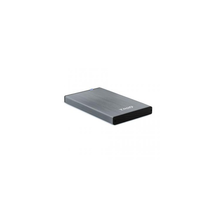 TooQ TQE-2527G caja para disco duro externo Caja de disco duro (HDD) Negro, Gris 2.5"