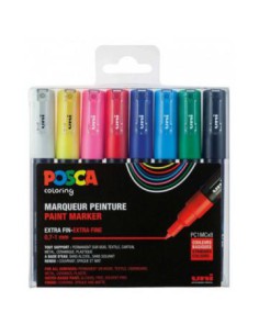 ESTUCHE 8 UDS. PC1M BASIC POSCA UNIBALL 182634667