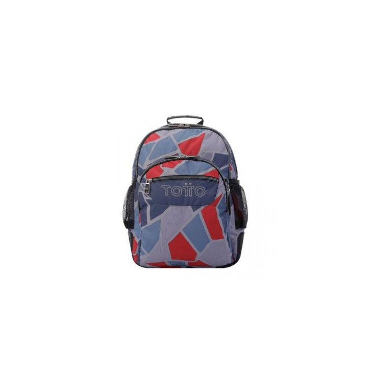 Totto Crayoles mochila Mochila escolar Gris, Rojo Poliéster