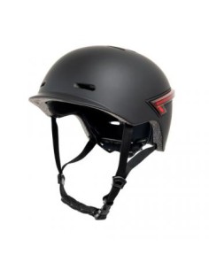 YOUIN CASCO CON LED TRASTERO Y MANDO BLUETOOTH L NEGRO