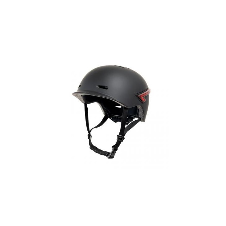 YOUIN CASCO CON LED TRASTERO Y MANDO BLUETOOTH L NEGRO