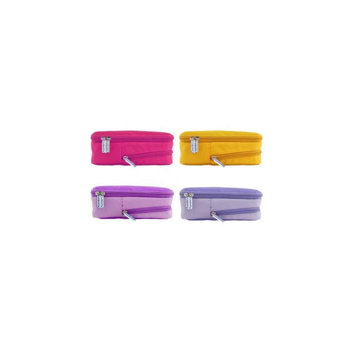 Lagart Portatodo Rectangular Colorblock Multi-bolsillos