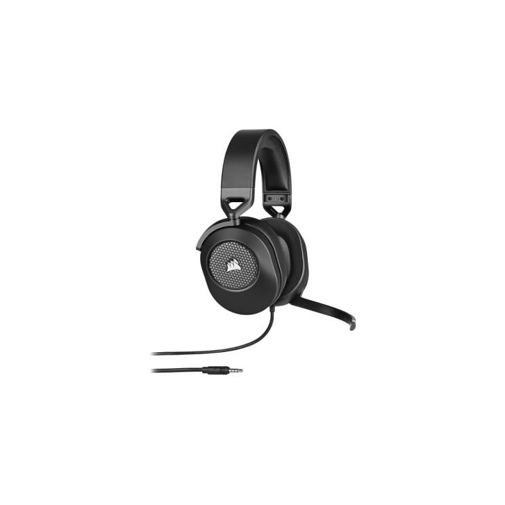 Corsair HS65 SURROUND Auriculares Alámbrico De mano Juego Carbono