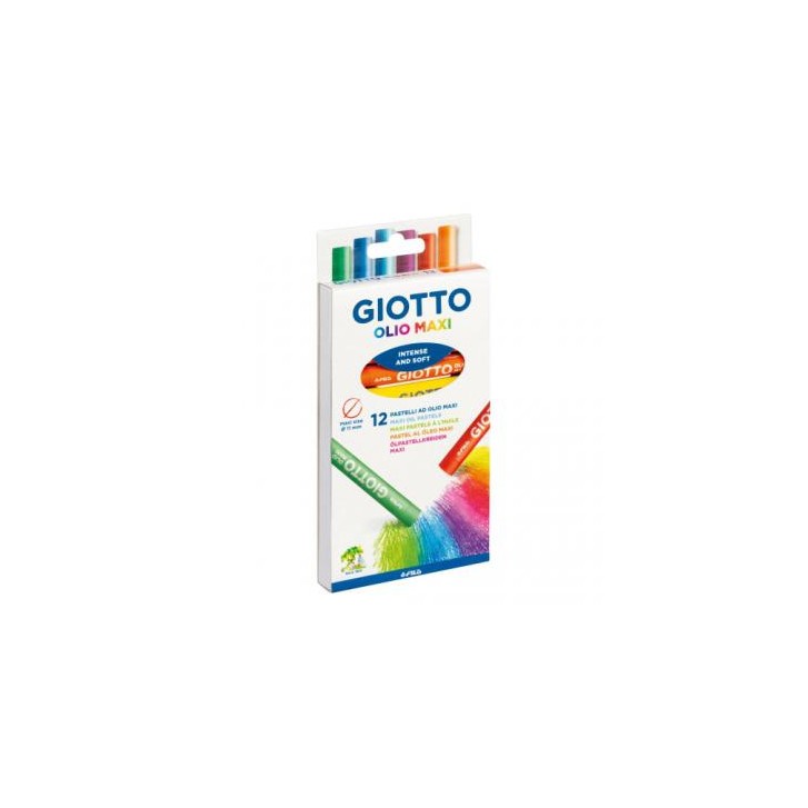 ESTUCHE CON ASA DE 12 BARRAS PINTURA ÓLEO GIOTTO F293400
