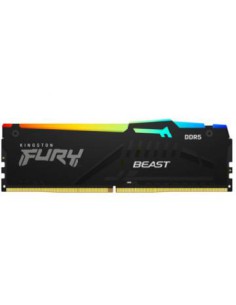 MEMORIA KINGSTON FURY BEAST RGB DDR5 16GB KIT2 5200MT/S CL4