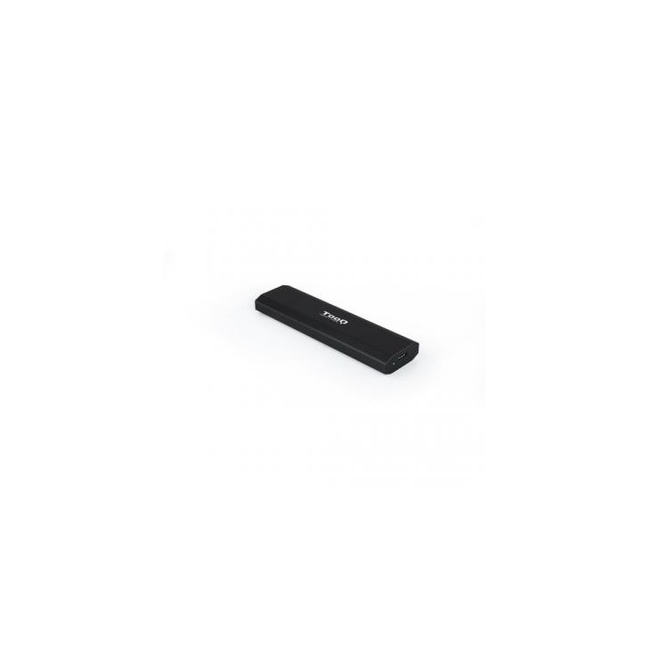 TooQ Shura Caja externa para unidad de estado sólido (SSD) Negro M.2