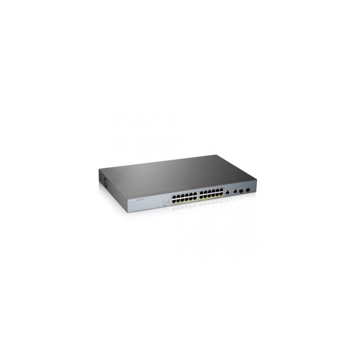 Zyxel GS1350-26HP-EU0101F switch Gestionado L2 Gigabit Ethernet (10/100/1000) Energía sobre Ethernet (PoE) Gris