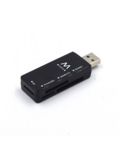Ewent EW1049 lector de tarjeta USB 2.0 Negro