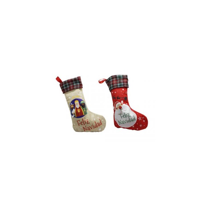 CALCETIN PARA REGALOS NAVIDAD BISMARK 329993