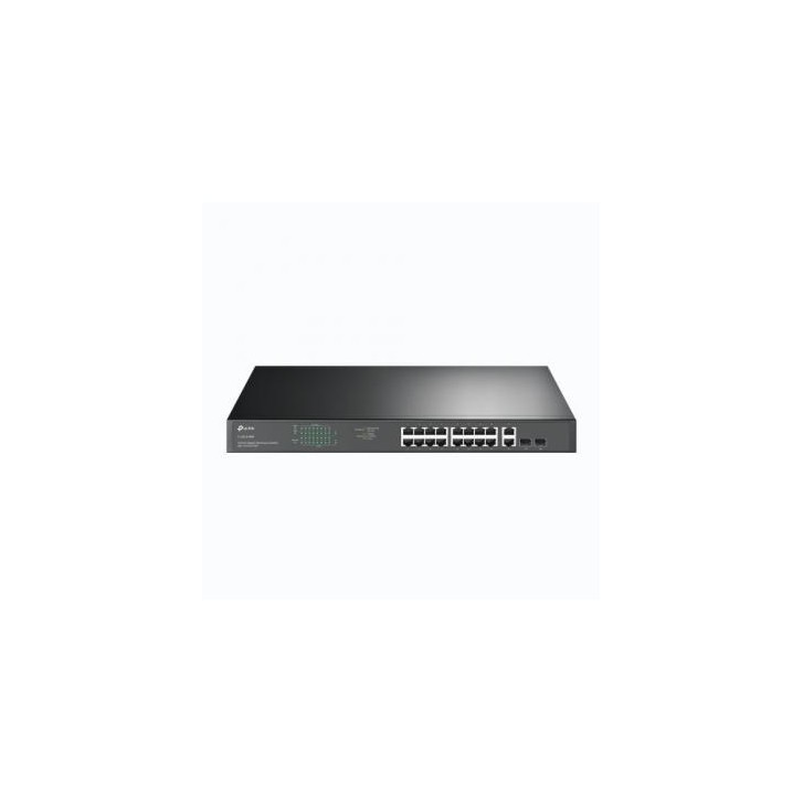 TP-LINK TL-SG1218MP switch Gigabit Ethernet (10/100/1000) Energía sobre Ethernet (PoE) Negro