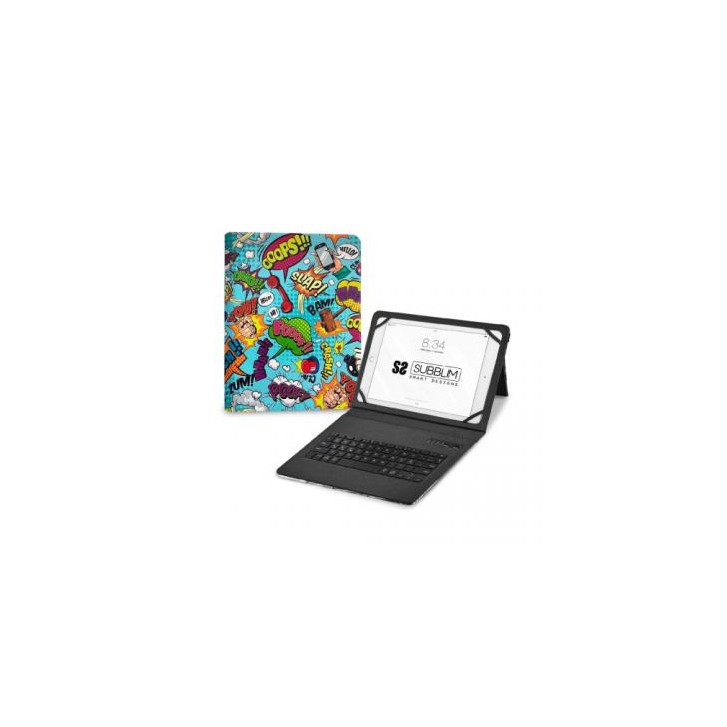 SUBBLIM Funda con Teclado Keytab Pro BT Trendy Comic