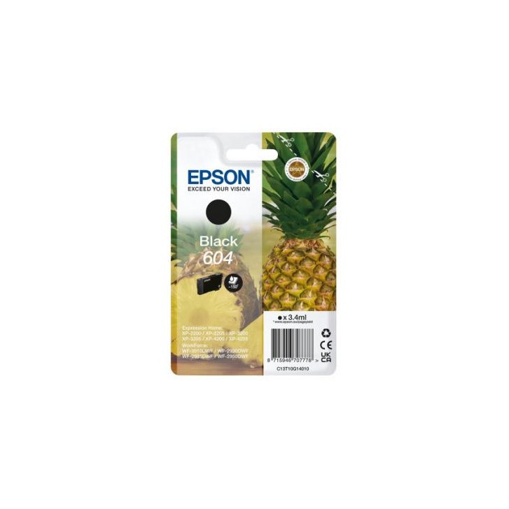 Epson 604 Negro Cartucho de Tinta Original C13T10G14010
