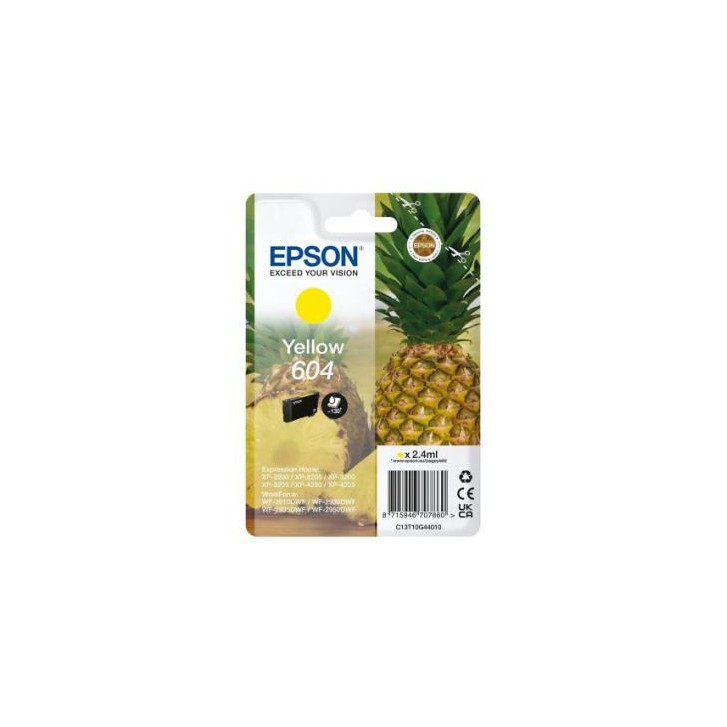Epson 604 Amarillo Cartucho de Tinta Original - C13T10G44010