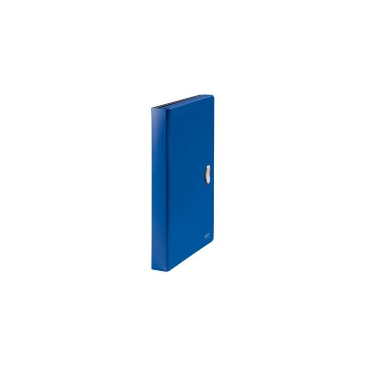 CARPETA POLIPROPILENO ACORDEON 5 POSICIONES+BOLSILLO FRONTAL BROCHE GIRATORIO A4 RECYCLE AZUL LEITZ 46240035