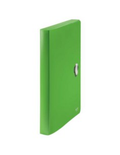 CARPETA POLIPROPILENO DE PROYECTOS 38MM Y CIERRE BROCHE GIRATORIO A4 RECYCLE VERDE LEITZ 46230055