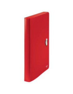 CARPETA POLIPROPILENO DE PROYECTOS 38MM Y CIERRE BROCHE GIRATORIO A4 RECYCLE ROJO LEITZ 46230025