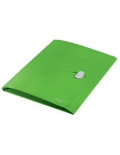 CARPETA POLIPROPILENO 3 SOLAPAS Y CIERRE BROCHE GIRATORIO A4 RECYCLE VERDE LEITZ 46220055