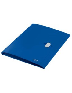 CARPETA POLIPROPILENO 3 SOLAPAS Y CIERRE BROCHE GIRATORIO A4 RECYCLE AZUL LEITZ 46220035