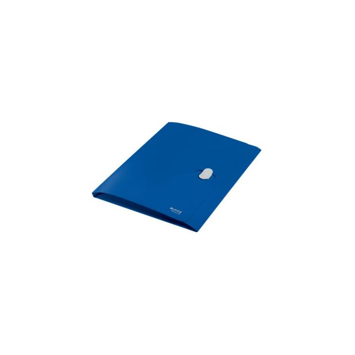 CARPETA POLIPROPILENO 3 SOLAPAS Y CIERRE BROCHE GIRATORIO A4 RECYCLE AZUL LEITZ 46220035
