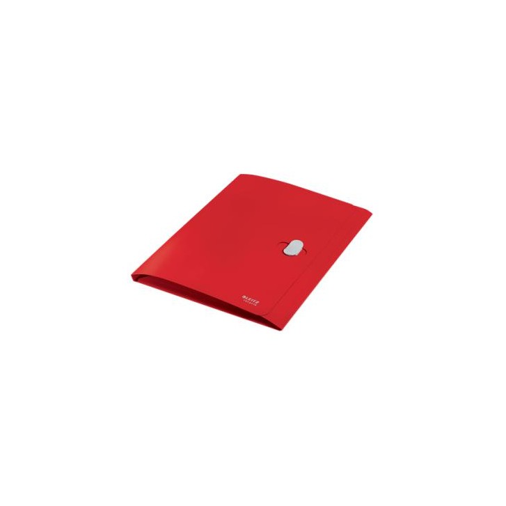 CARPETA POLIPROPILENO 3 SOLAPAS Y CIERRE BROCHE GIRATORIO A4 RECYCLE ROJO LEITZ 46220025