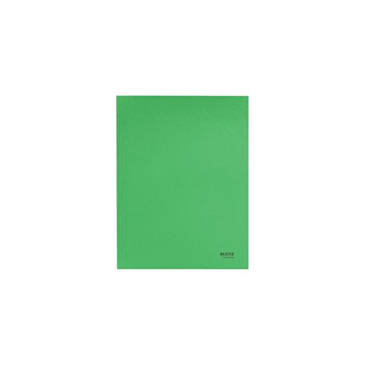 CARPETA CARTON 3 SOLAPAS A4 RECYCLE 100% VERDE LEITZ 39060055