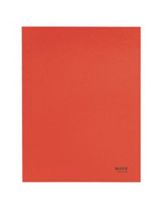 CARPETA CARTON 3 SOLAPAS A4 RECYCLE 100% ROJO LEITZ 39060025