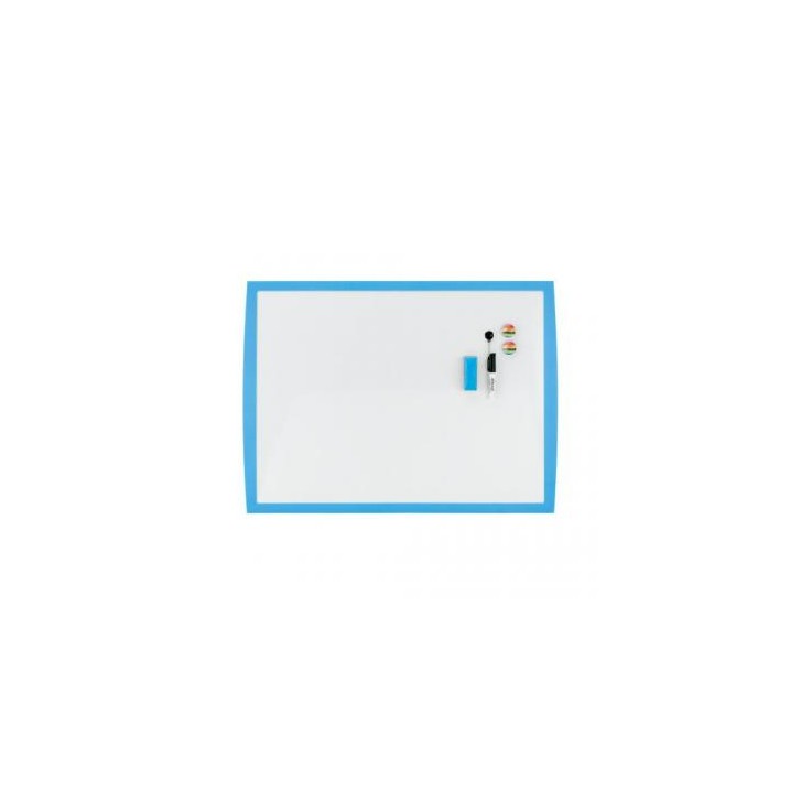 PIZARRA MAGNETICA 430X585MM MARCO AZUL NOBO 2104176