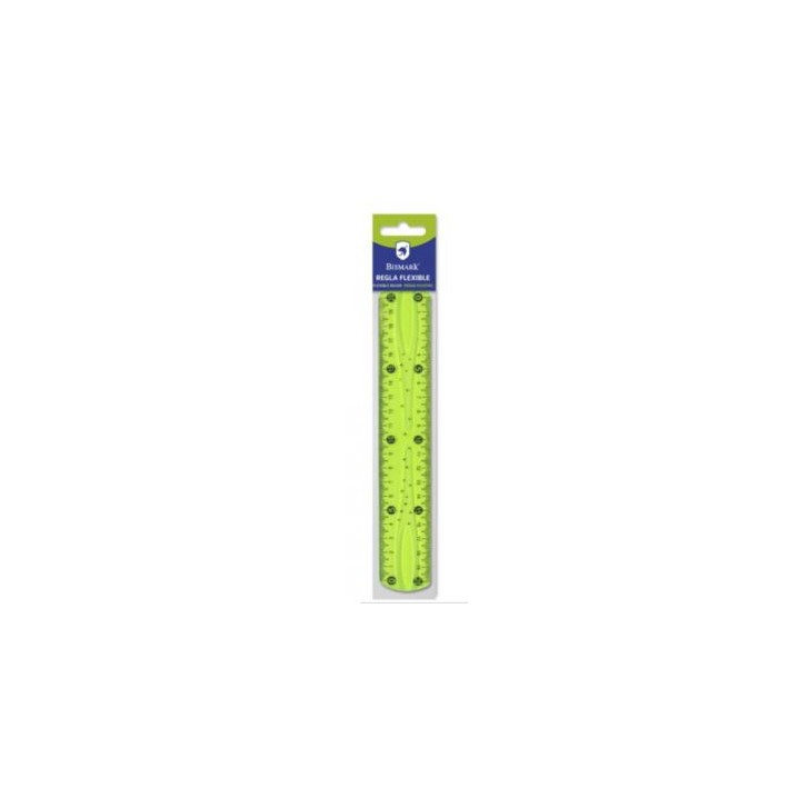 REGLA PVC FLEXIBLE 20 CM BISMARK 324738