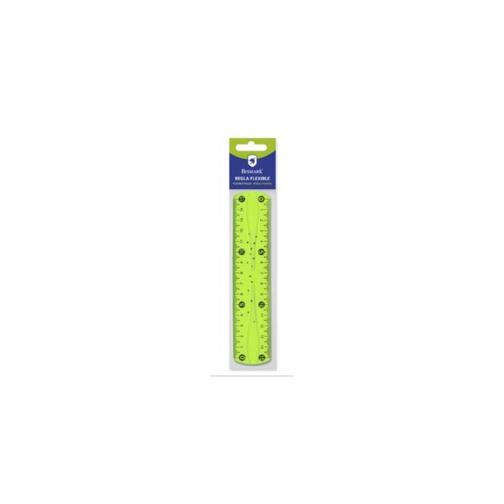 REGLA PVC FLEXIBLE 15 CM BISMARK 324737
